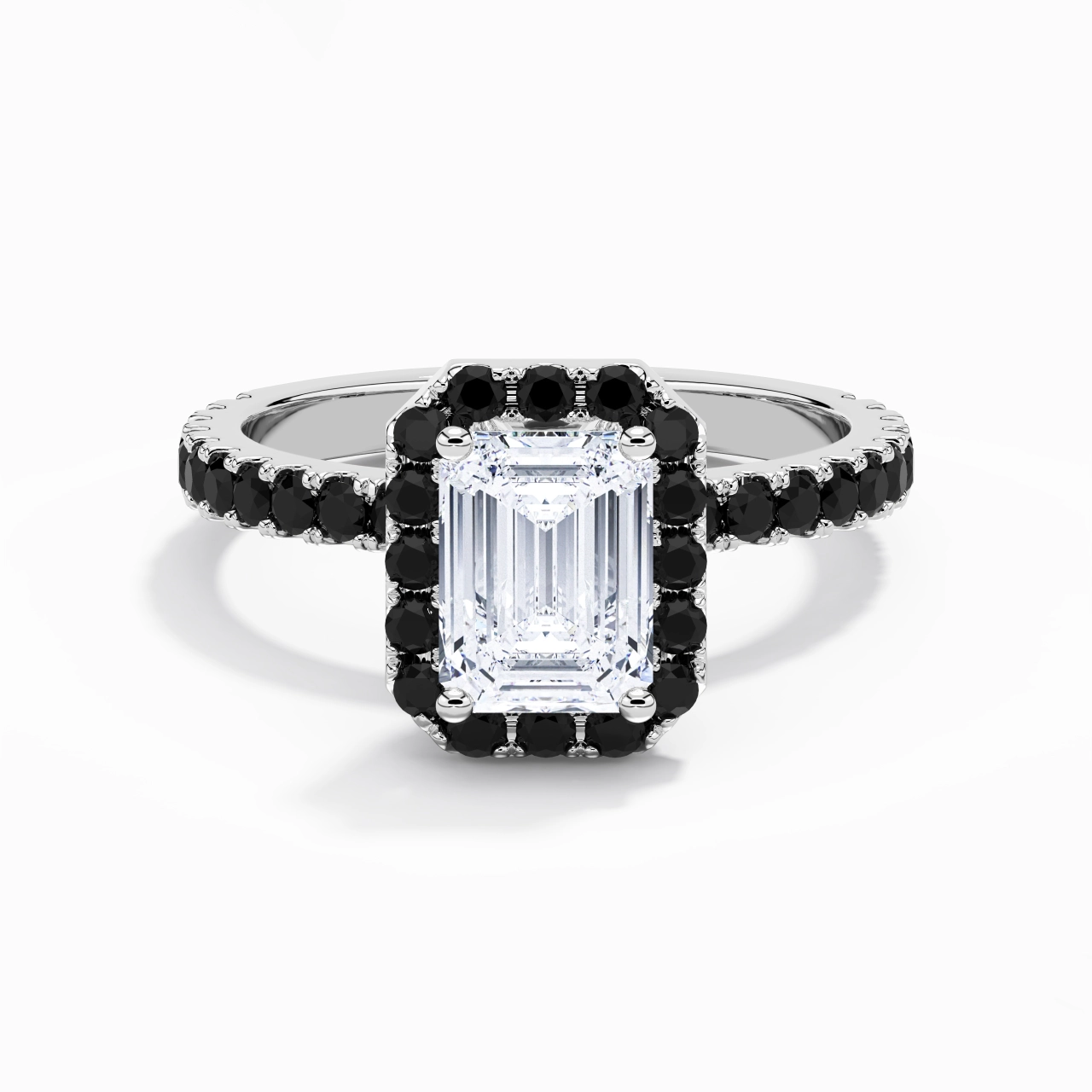 Delicate Emerald 2.00ct Cubic Zirconia Engagement Ring