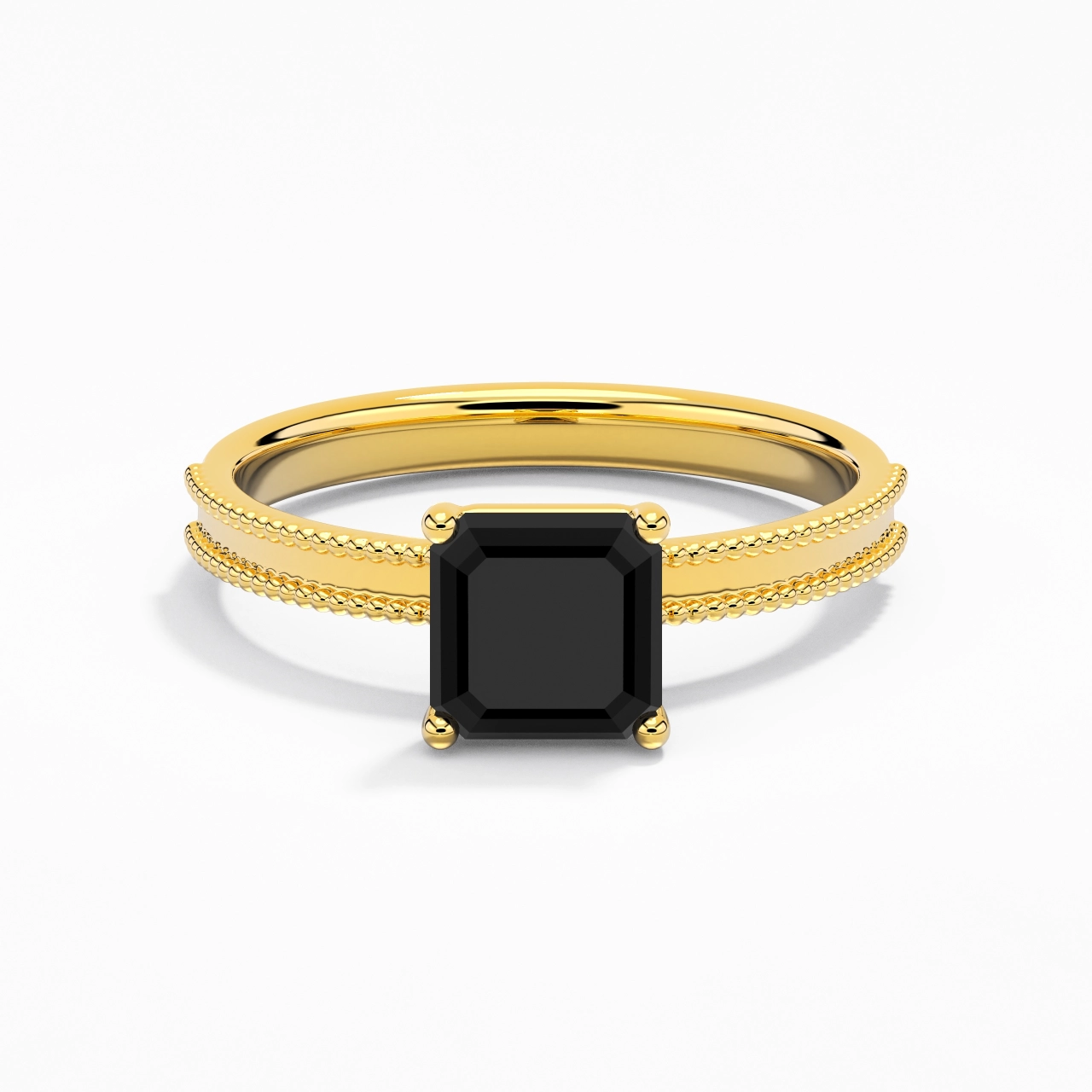 1.50ct Zircon cubique Bague de fiançailles Argent sterling 925