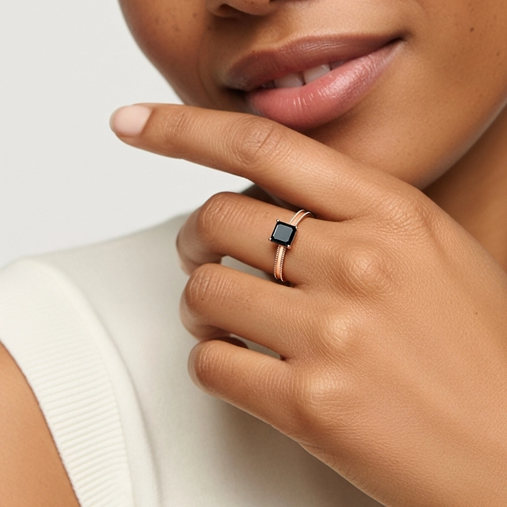 1.00ct Cubic Zirconia Engagement Ring 925 Sterling Silver