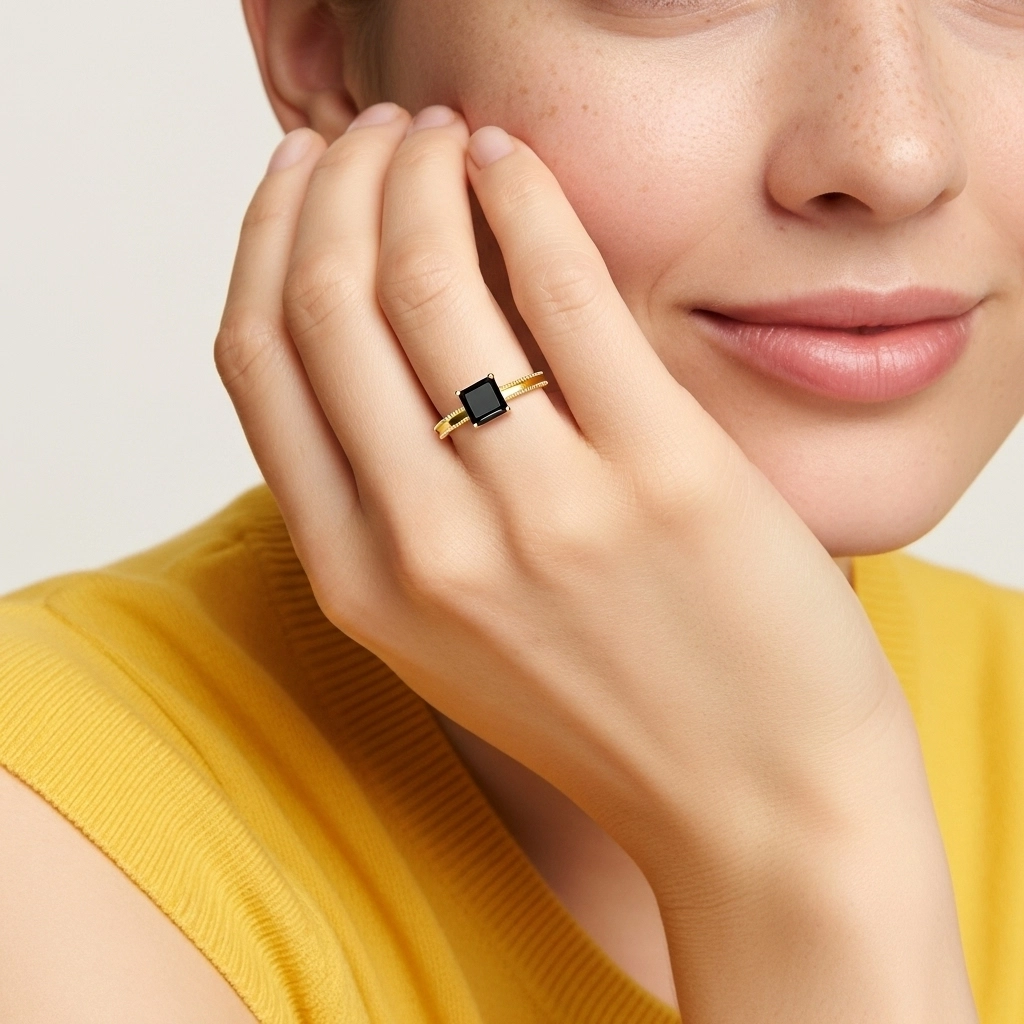 1.00ct Cubic Zirconia Engagement Ring 925 Sterling Silver