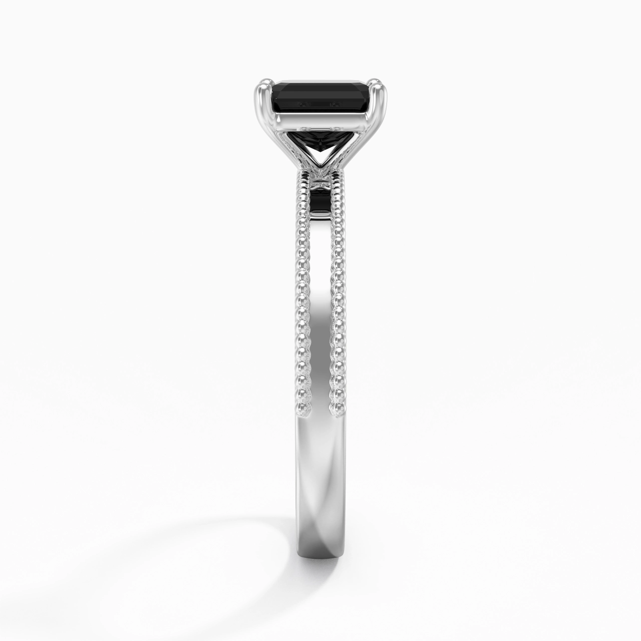 1.00ct Cubic Zirconia Engagement Ring 925 Sterling Silver