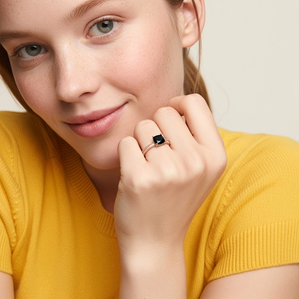 1.00ct Cubic Zirconia Engagement Ring 925 Sterling Silver