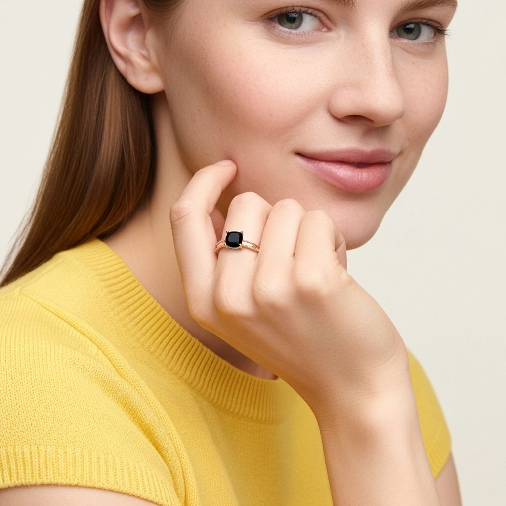 1.00ct Cubic Zirconia Engagement Ring 925 Sterling Silver