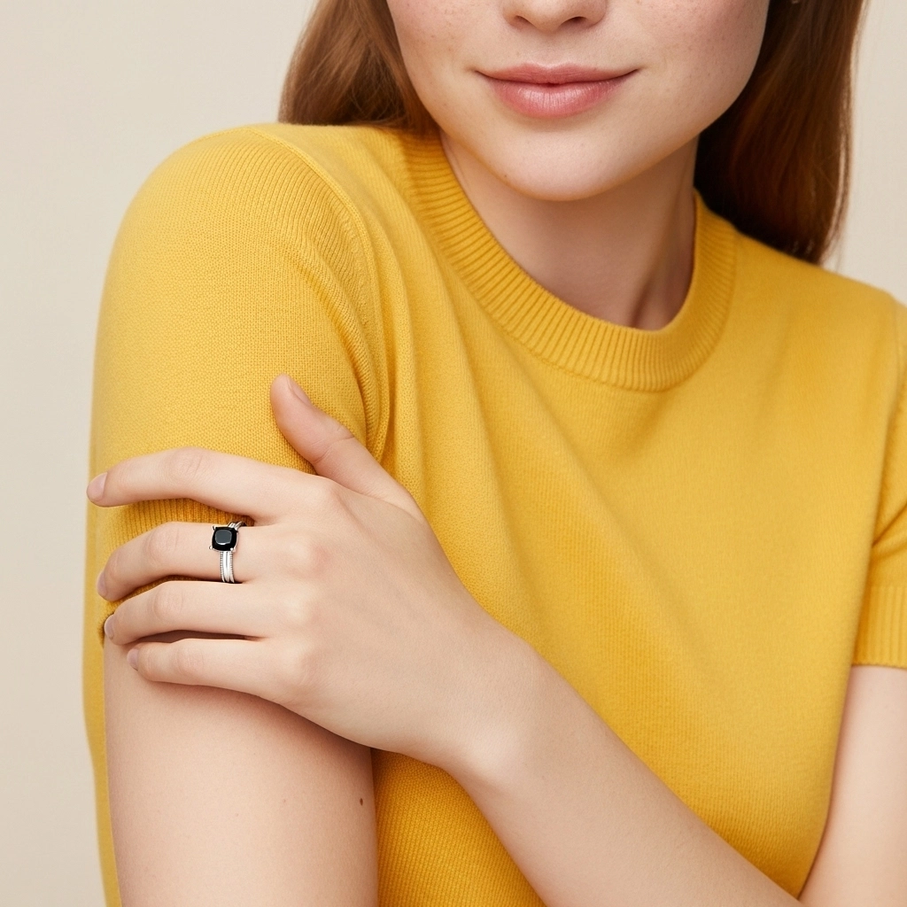 1.00ct Cubic Zirconia Engagement Ring 925 Sterling Silver