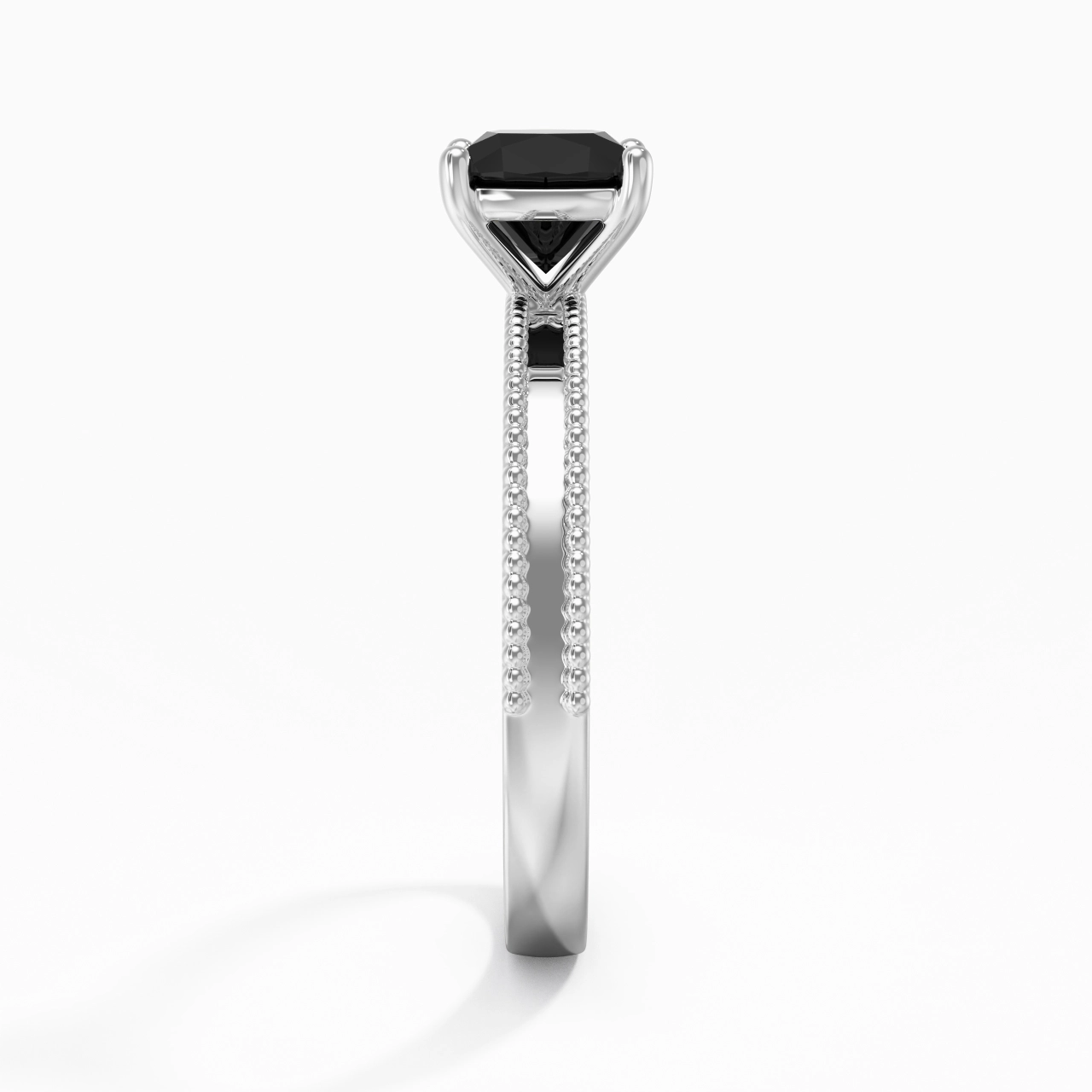 1.00ct Cubic Zirconia Engagement Ring 925 Sterling Silver