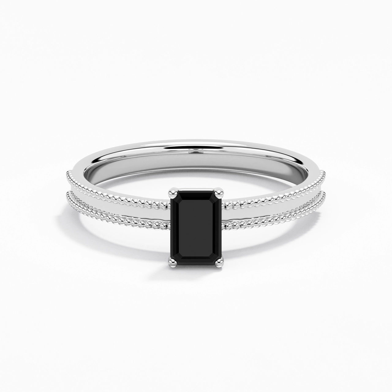 0.80ct Cubic Zirconia Engagement Ring 925 Sterling Silver