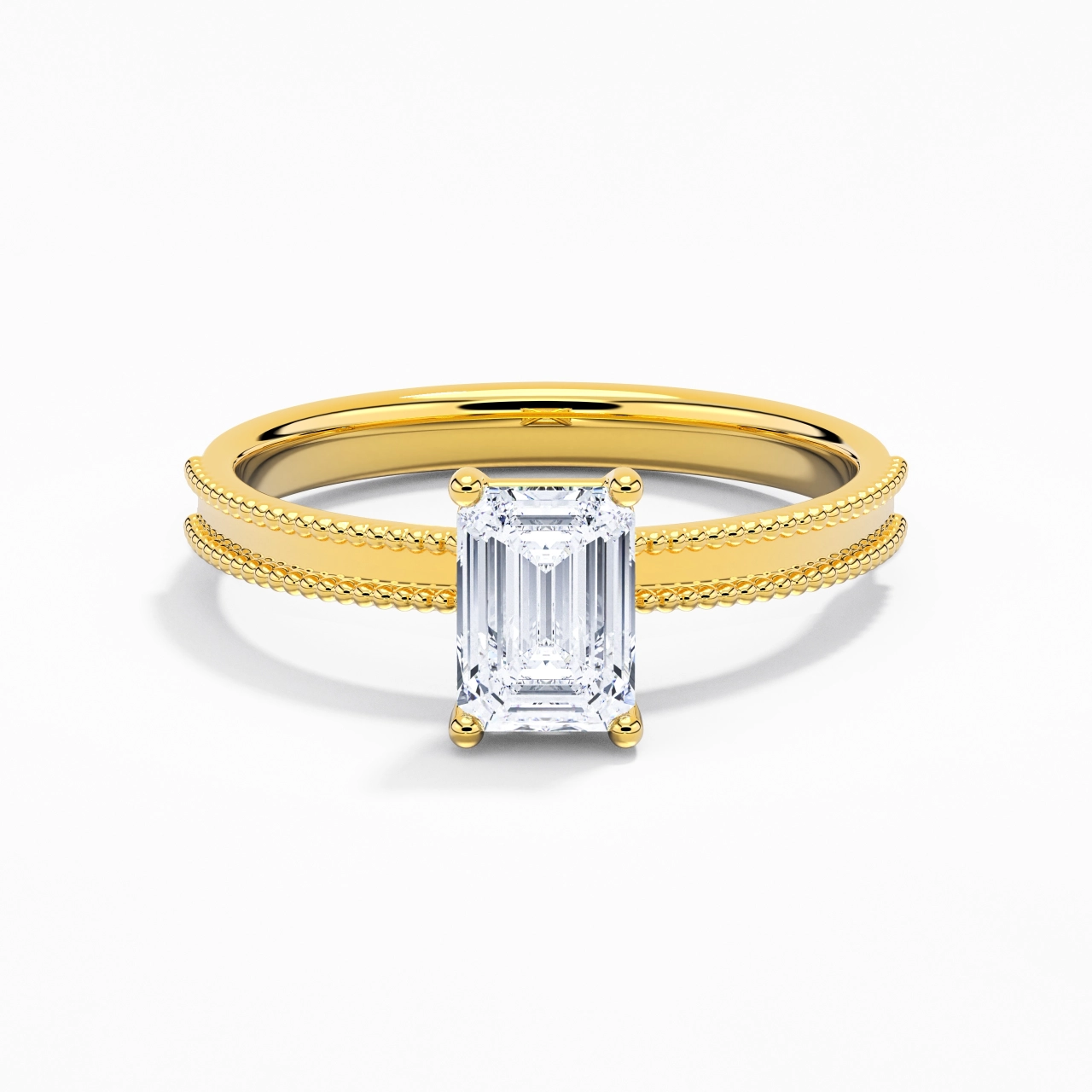 1.00ct Moissanite Bague de fiançailles Or 18 carats