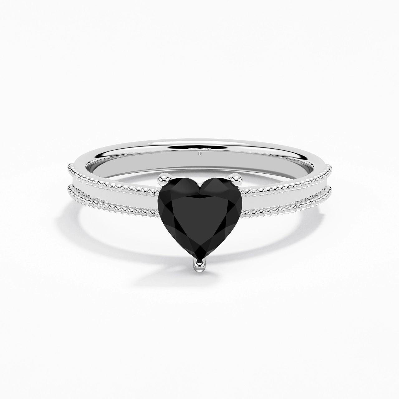 1.00ct Cubic Zirconia Engagement Ring 925 Sterling Silver