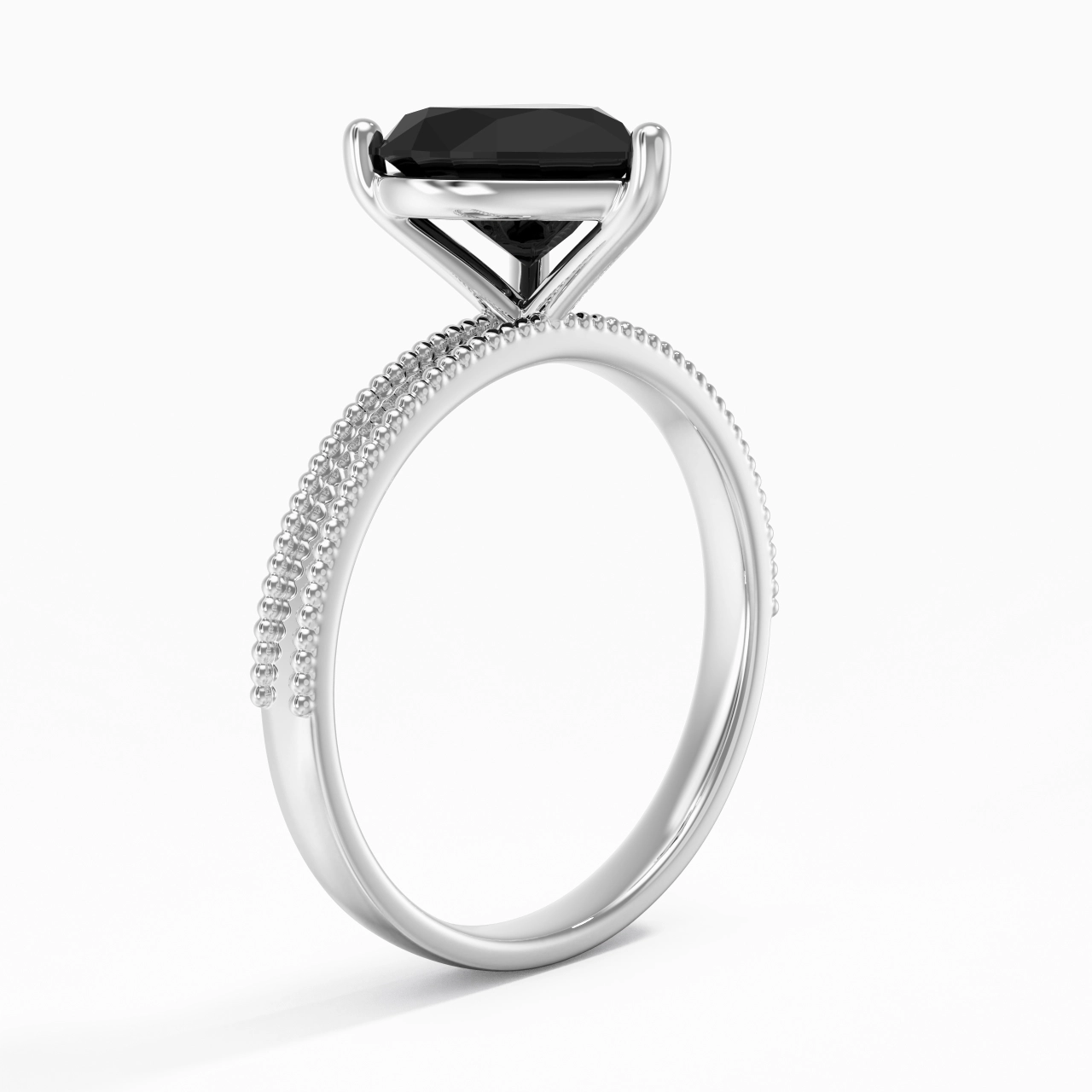 2.00ct Cubic Zirconia Engagement Ring 925 Sterling Silver