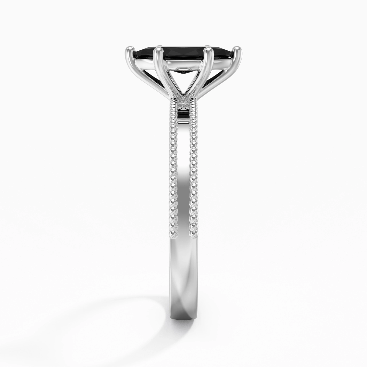 0.80ct Cubic Zirconia Engagement Ring 925 Sterling Silver