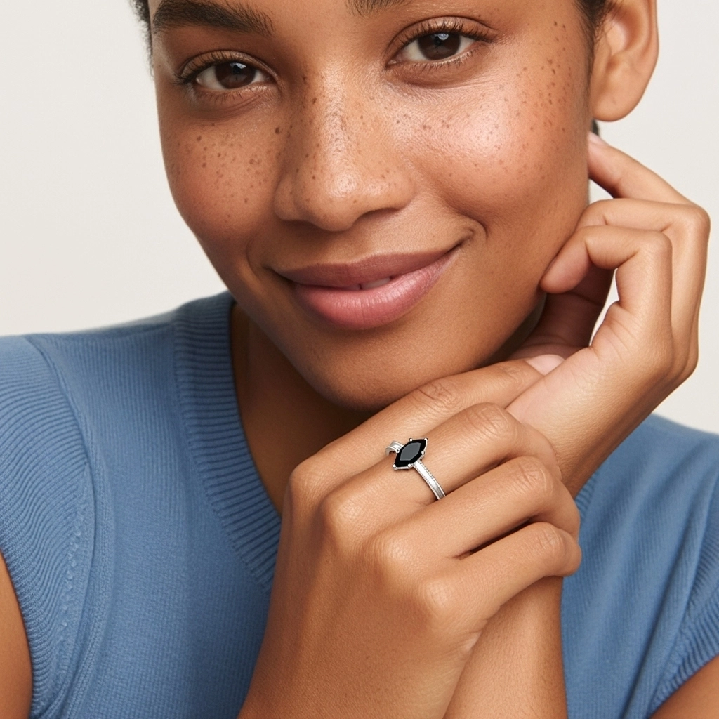 1.00ct Cubic Zirconia Engagement Ring 925 Sterling Silver