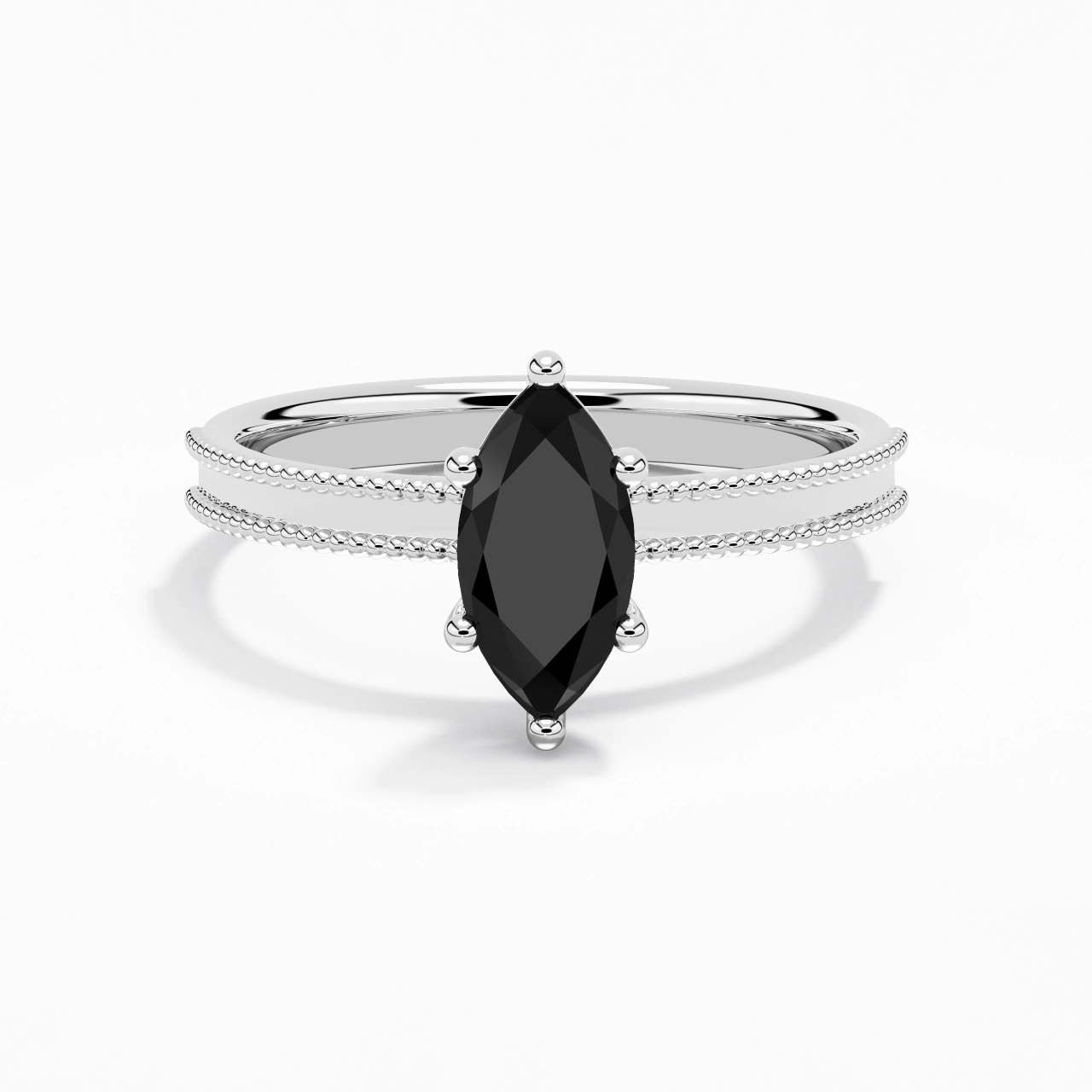 1.00ct Cubic Zirconia Engagement Ring 925 Sterling Silver