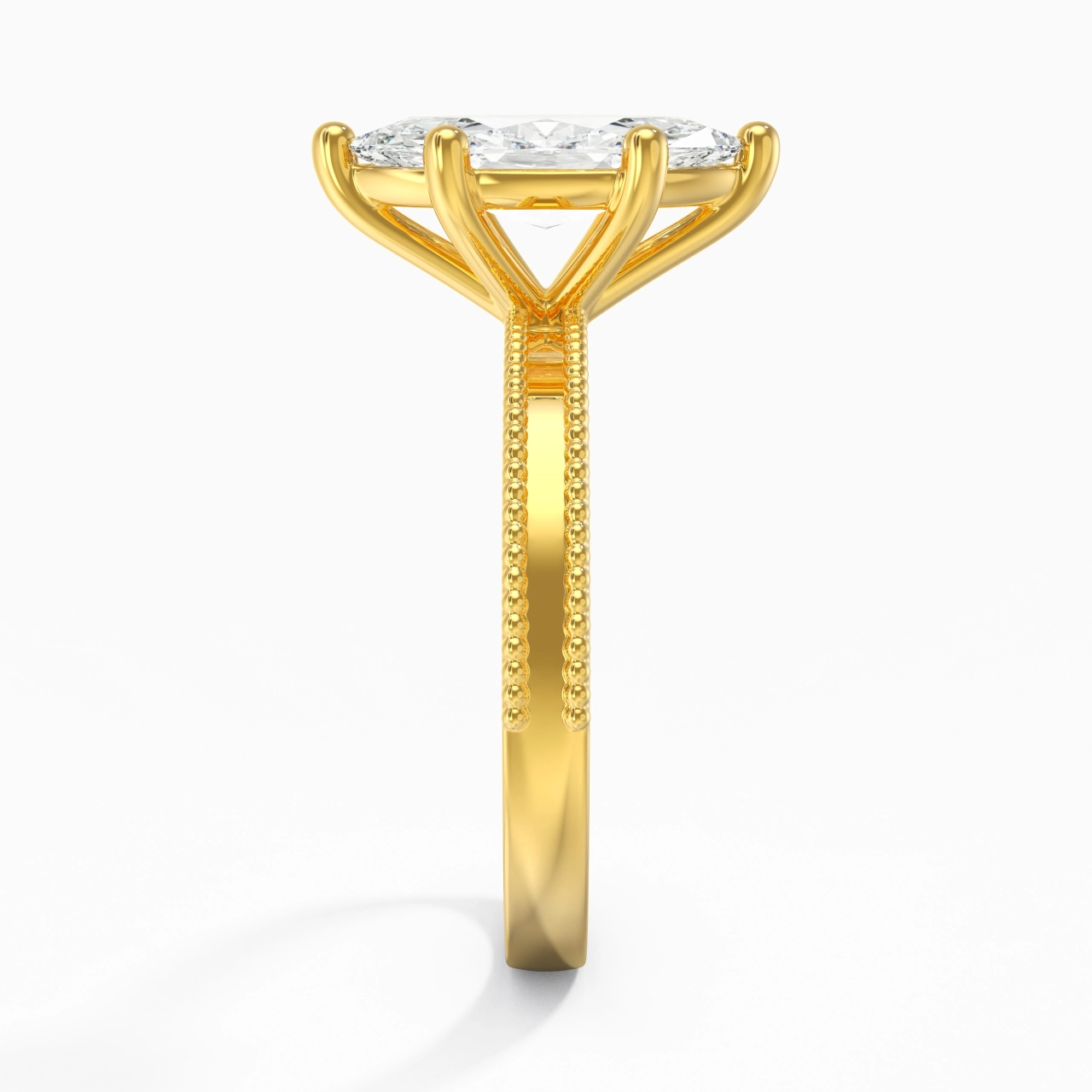 2.00ct Moissanite Engagement Ring 925 Sterling Silver