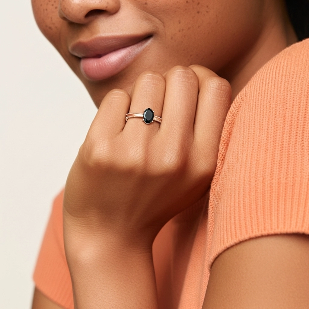 1.00ct Cubic Zirconia Engagement Ring 925 Sterling Silver