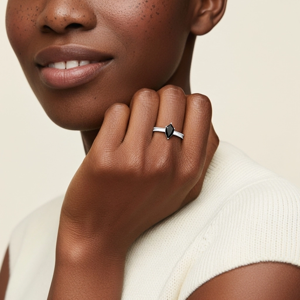 1.00ct Cubic Zirconia Engagement Ring 925 Sterling Silver