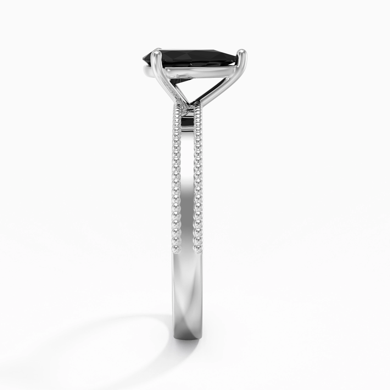 1.00ct Cubic Zirconia Engagement Ring 925 Sterling Silver