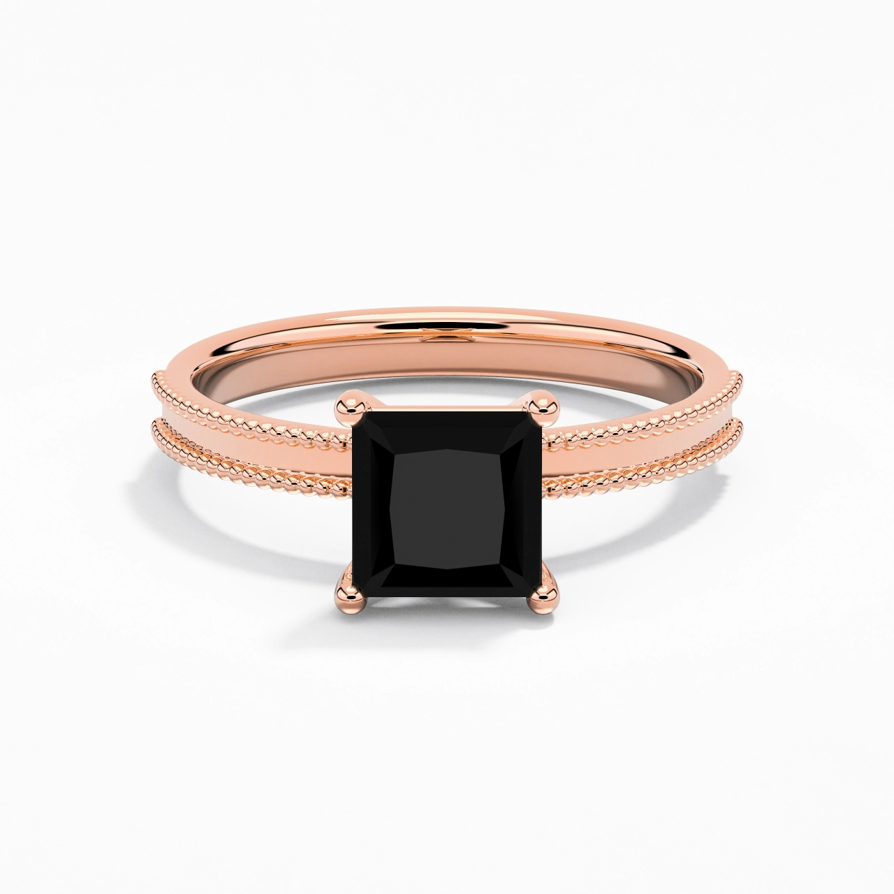 1.50ct Zircon cubique Bague de fiançailles Argent sterling 925