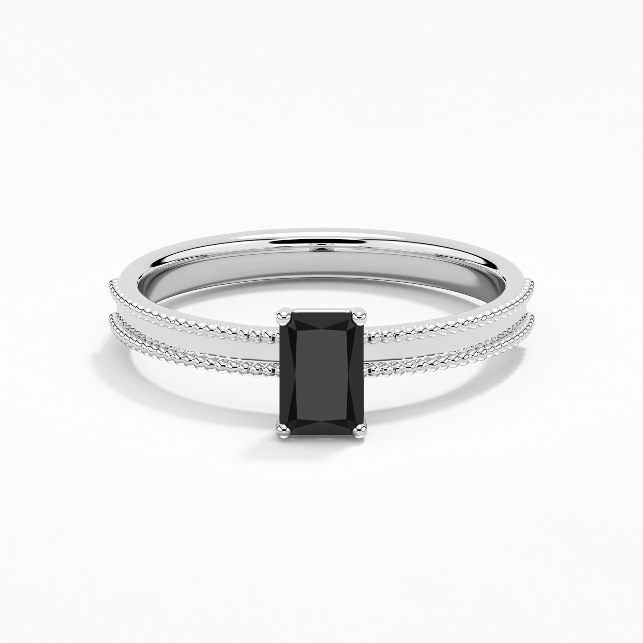 0.80ct Cubic Zirconia Engagement Ring 925 Sterling Silver