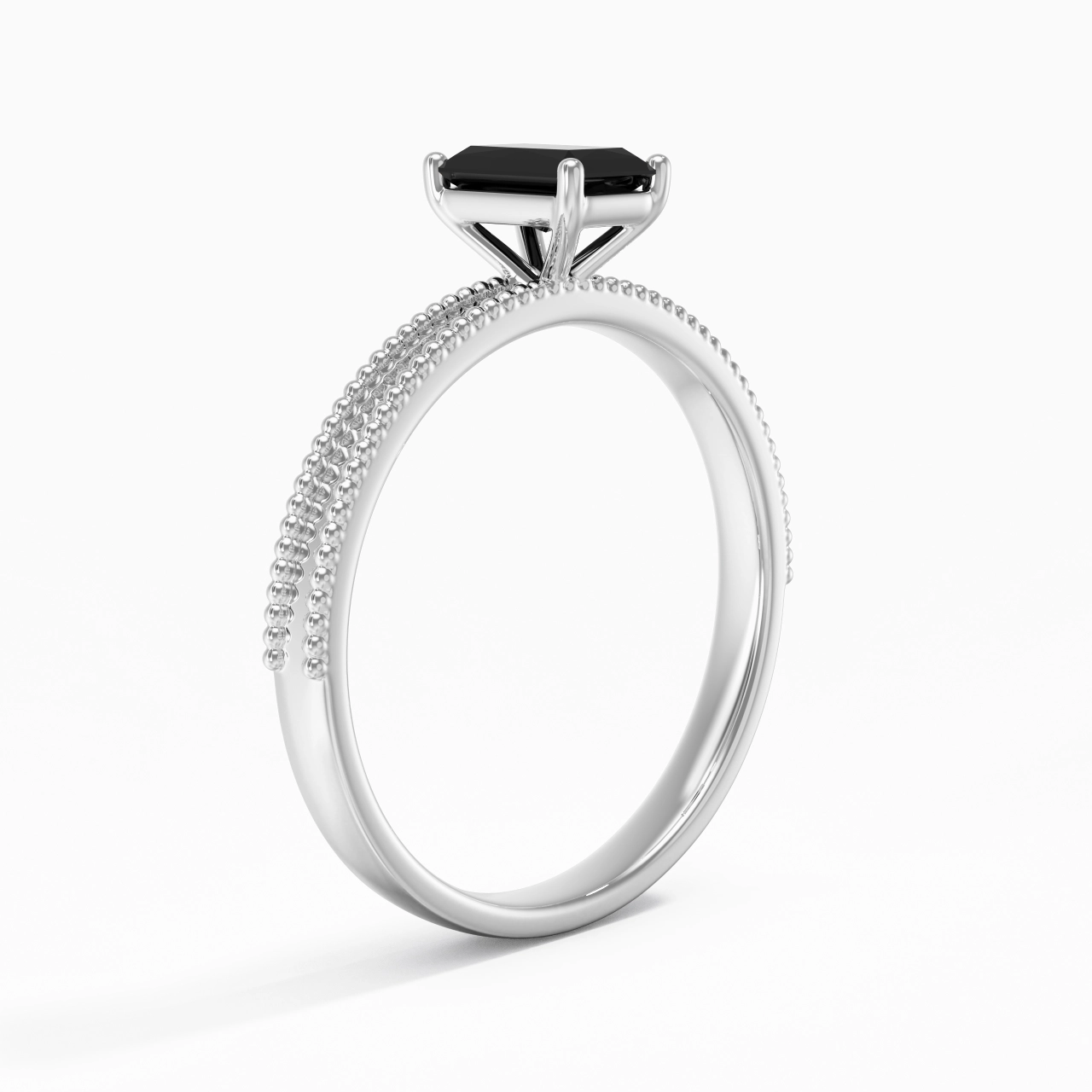 0.80ct Cubic Zirconia Engagement Ring 925 Sterling Silver