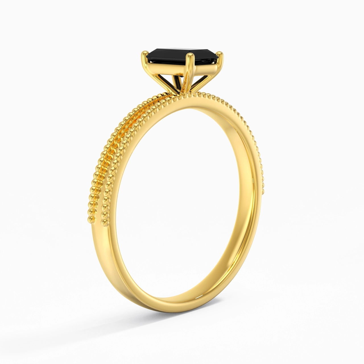 0.80ct Zircon cubique Bague de fiançailles Argent sterling 925