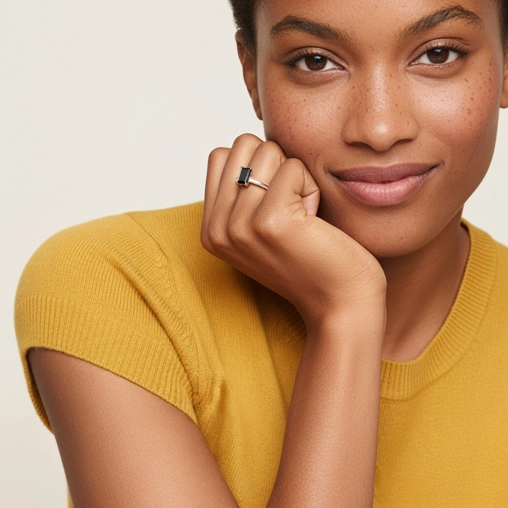 1.00ct Cubic Zirconia Engagement Ring 925 Sterling Silver