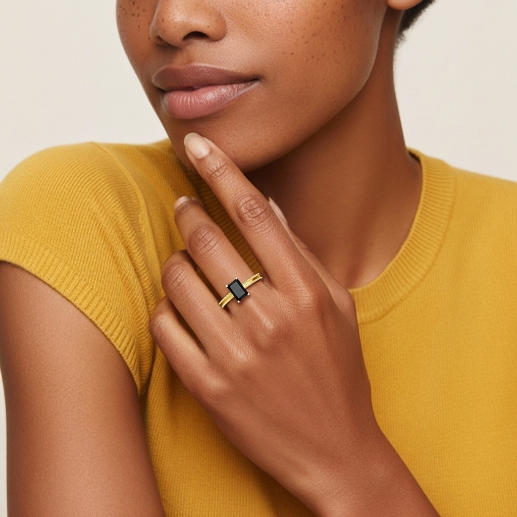 1.00ct Cubic Zirconia Engagement Ring 925 Sterling Silver