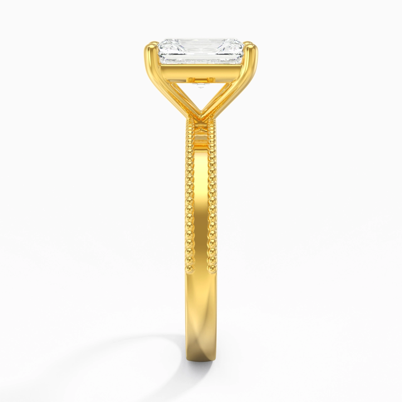 2.00ct Moissanite Bague de fiançailles Or 18 carats
