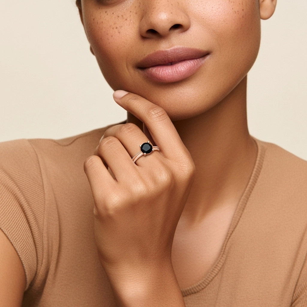 1.00ct Cubic Zirconia Engagement Ring 925 Sterling Silver