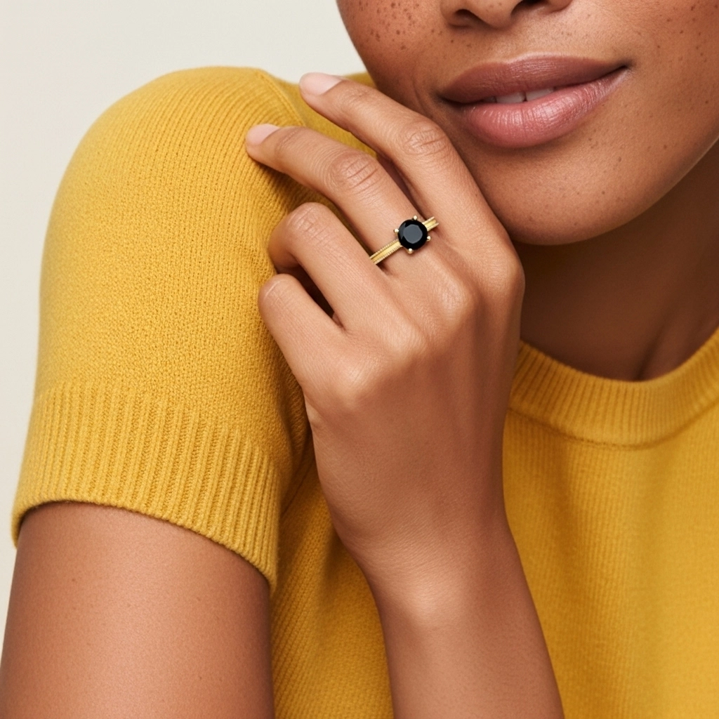 1.00ct Cubic Zirconia Engagement Ring 925 Sterling Silver