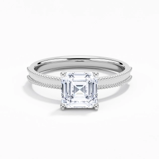 2.00ct Moissanite Engagement Ring 925 Sterling Silver