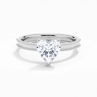 1.50ct Moissanite Engagement Ring 925 Sterling Silver