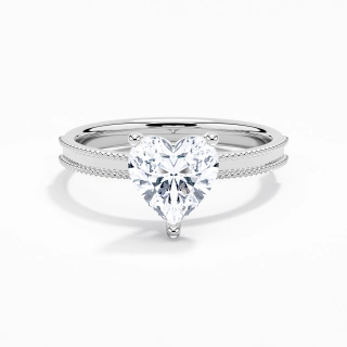 2.00ct Moissanite Engagement Ring 925 Sterling Silver