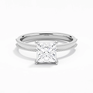 1.50ct Moissanite Engagement Ring 925 Sterling Silver