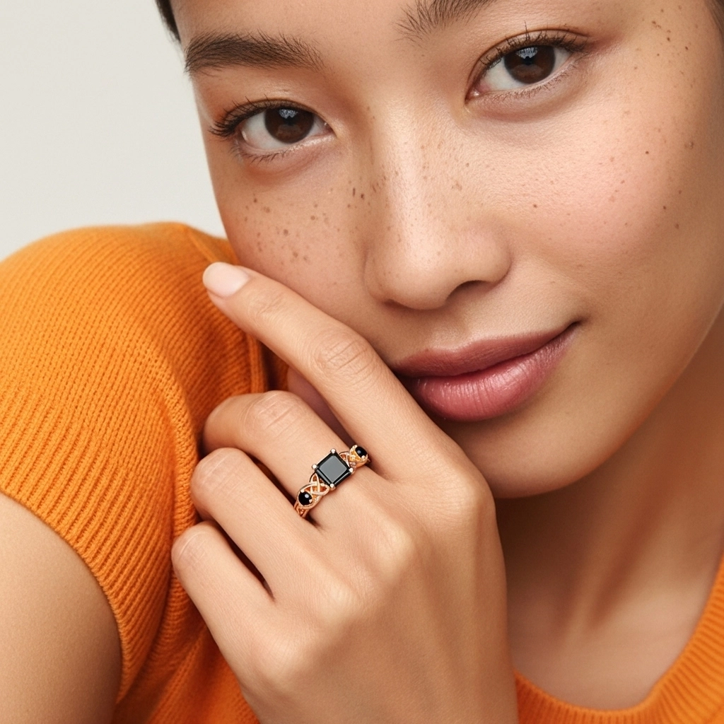 Vintage Unique Asscher 2.00ct Cubic Zirconia Engagement Ring