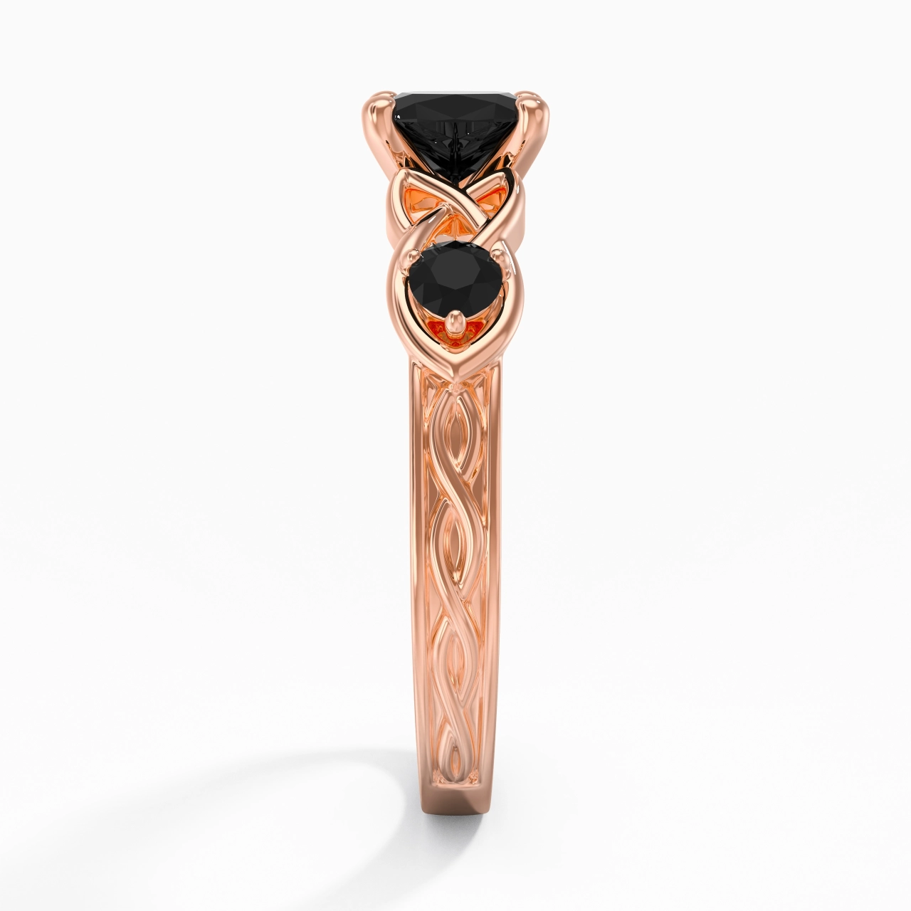 Vintage Unique Cushion 1.50ct Cubic Zirconia Engagement Ring