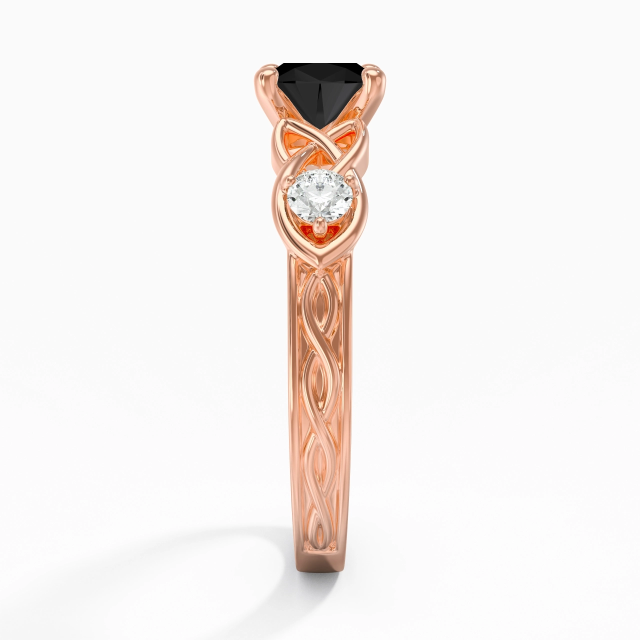 Vintage Unique Cushion 1.50ct Cubic Zirconia Engagement Ring