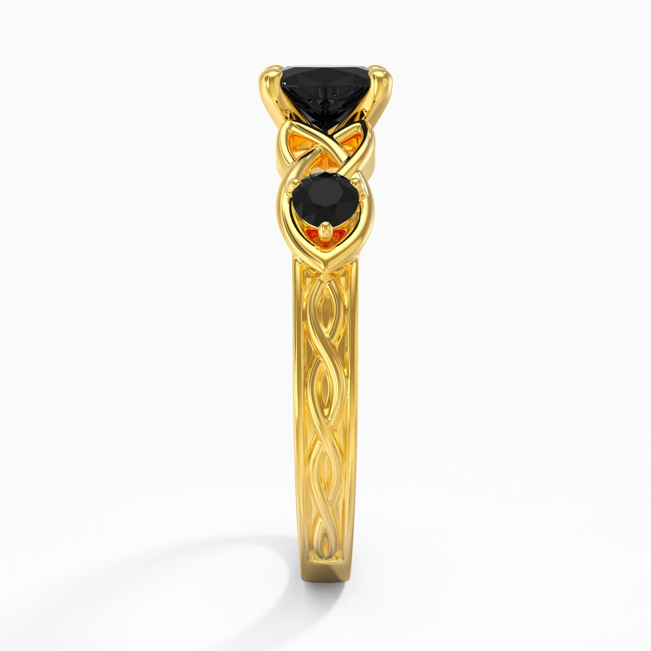 Vintage Unique Cushion 1.50ct Cubic Zirconia Engagement Ring