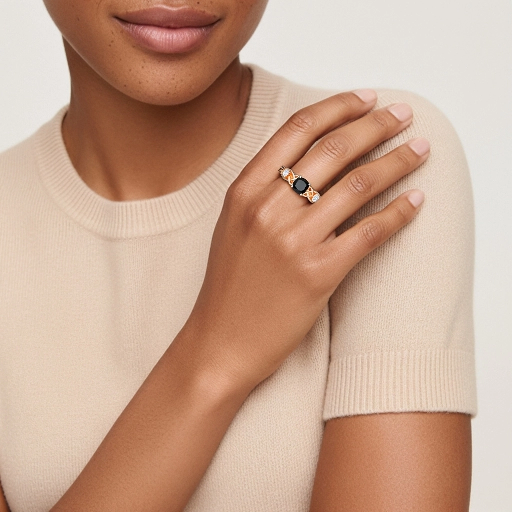 Vintage Unique Cushion 2.00ct Cubic Zirconia Engagement Ring