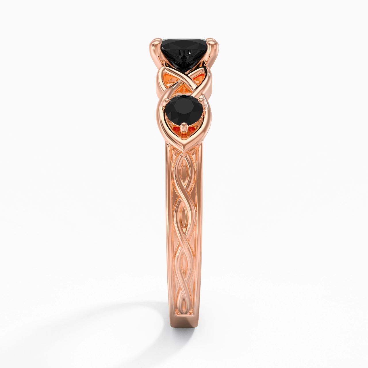 Vintage Unique Cushion 1.00ct Cubic Zirconia Engagement Ring