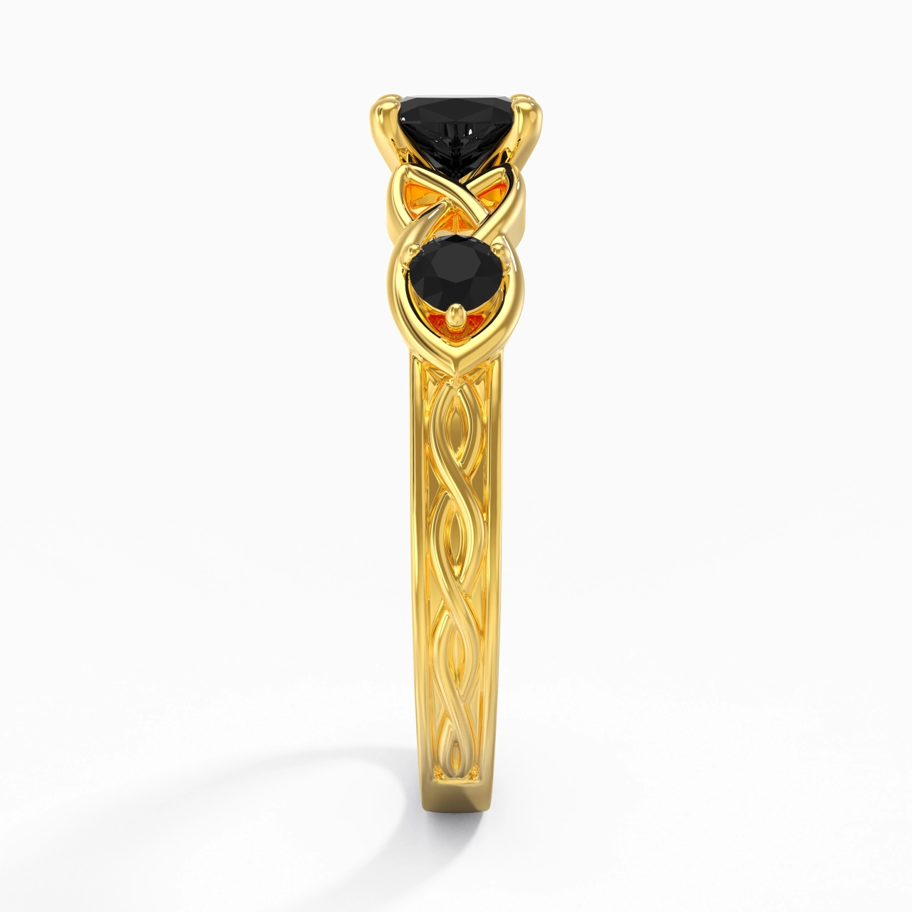 Vintage Unique Cushion 1.00ct Cubic Zirconia Engagement Ring