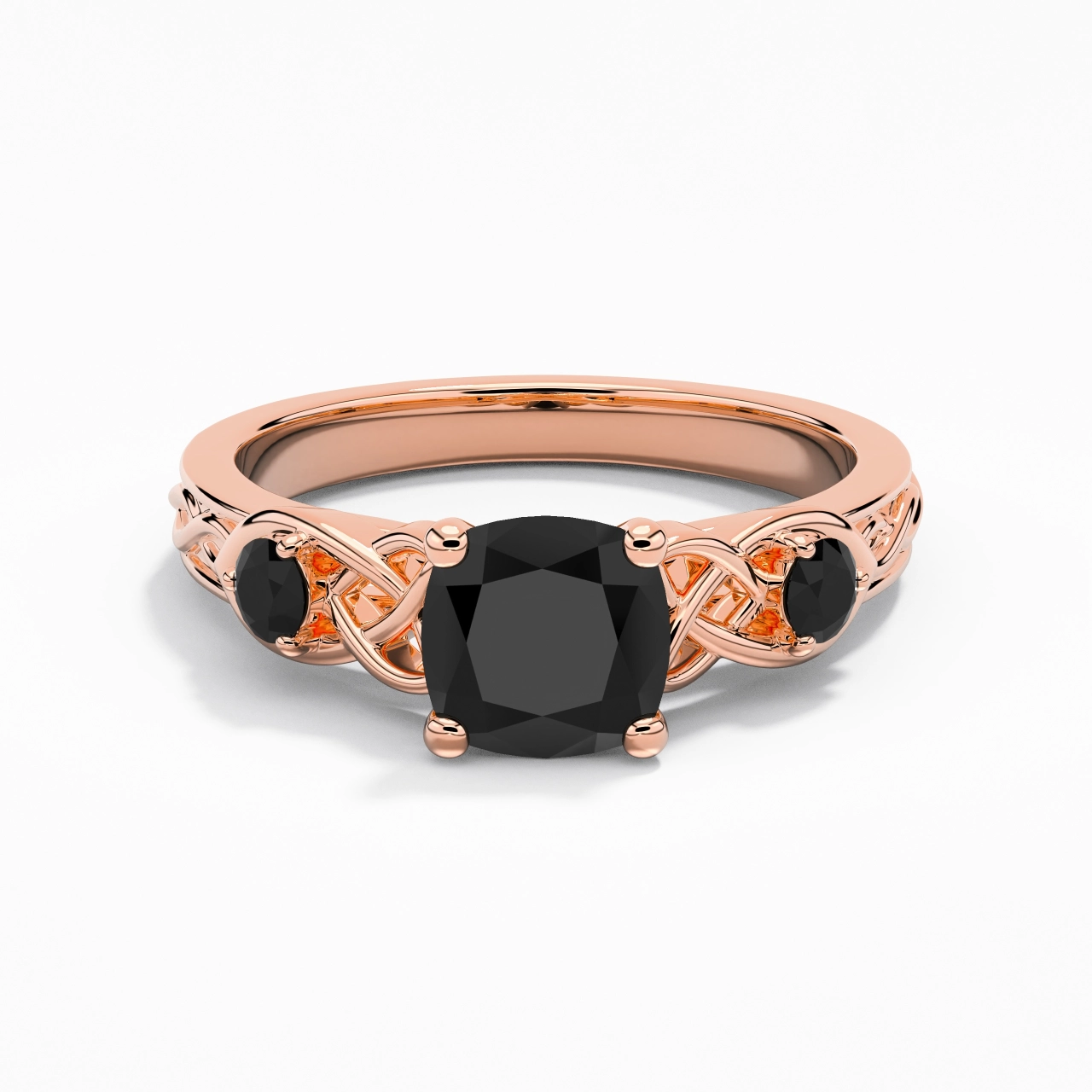 Vintage Unique Cushion 2.00ct Cubic Zirconia Engagement Ring