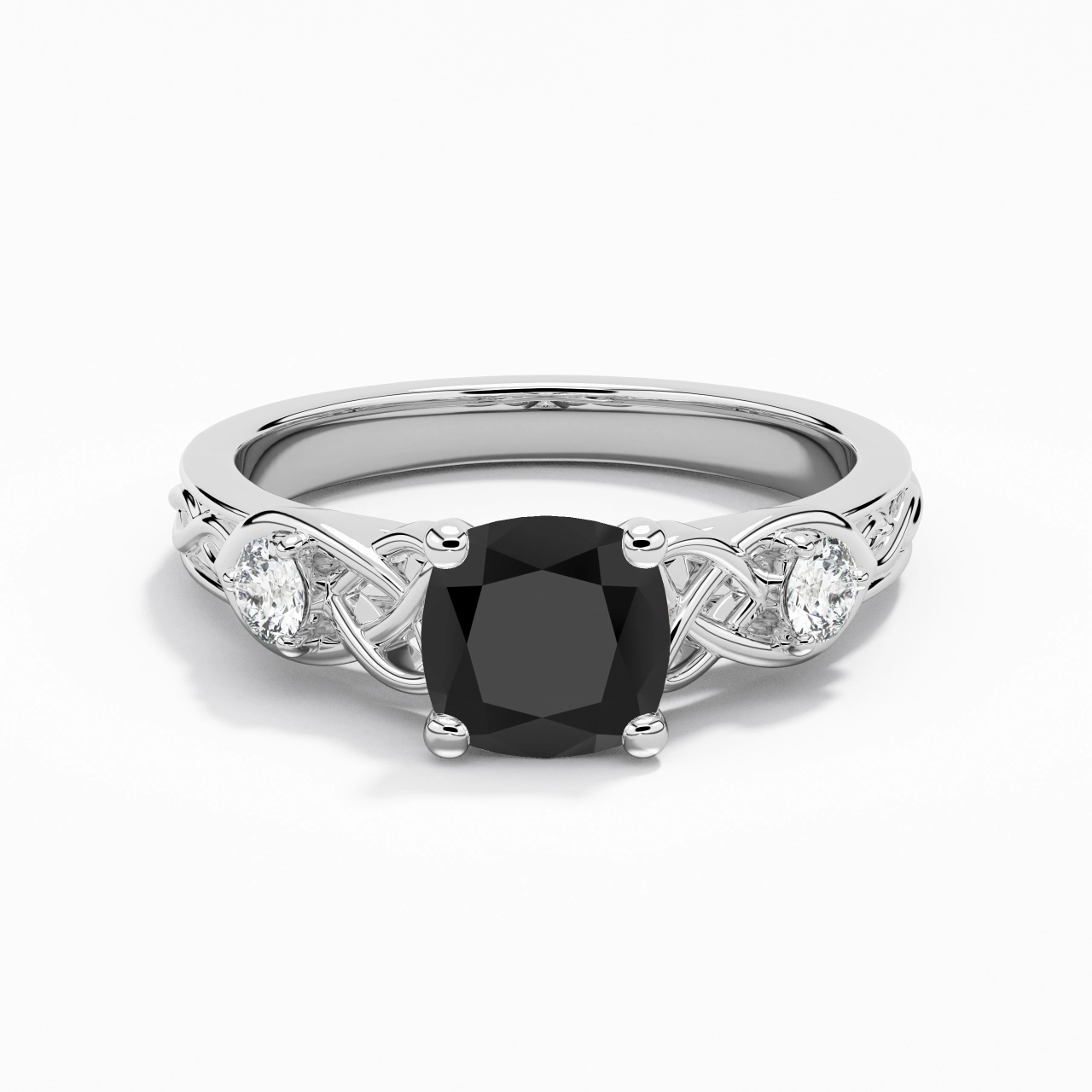 Vintage Unique Cushion 2.00ct Cubic Zirconia Engagement Ring