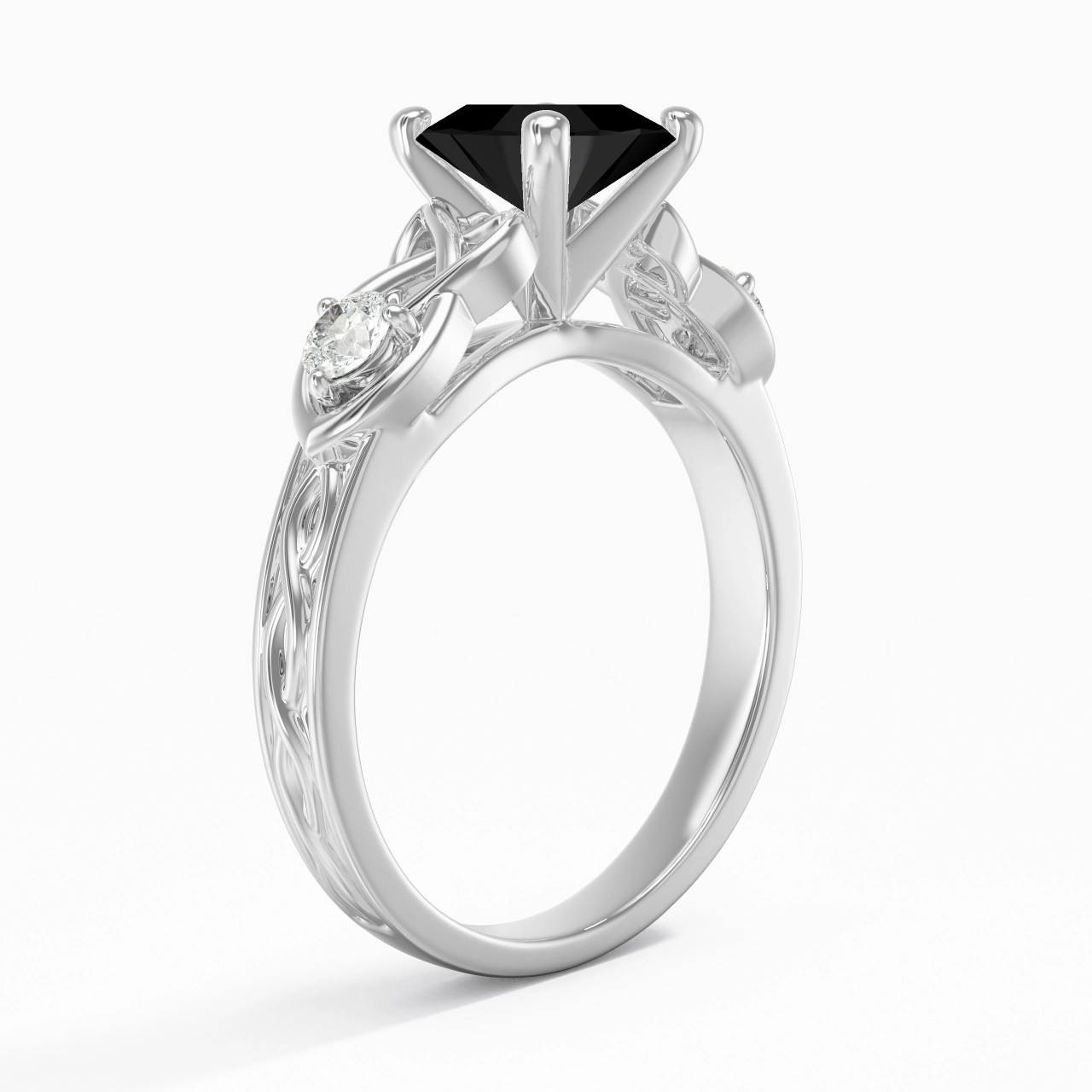 Vintage Unique Cushion 2.00ct Cubic Zirconia Engagement Ring