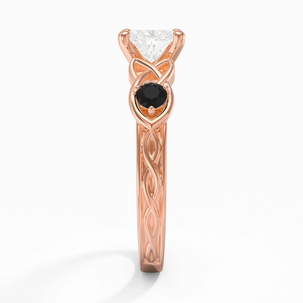 Vintage Unique Cushion 2.00ct Cubic Zirconia Engagement Ring