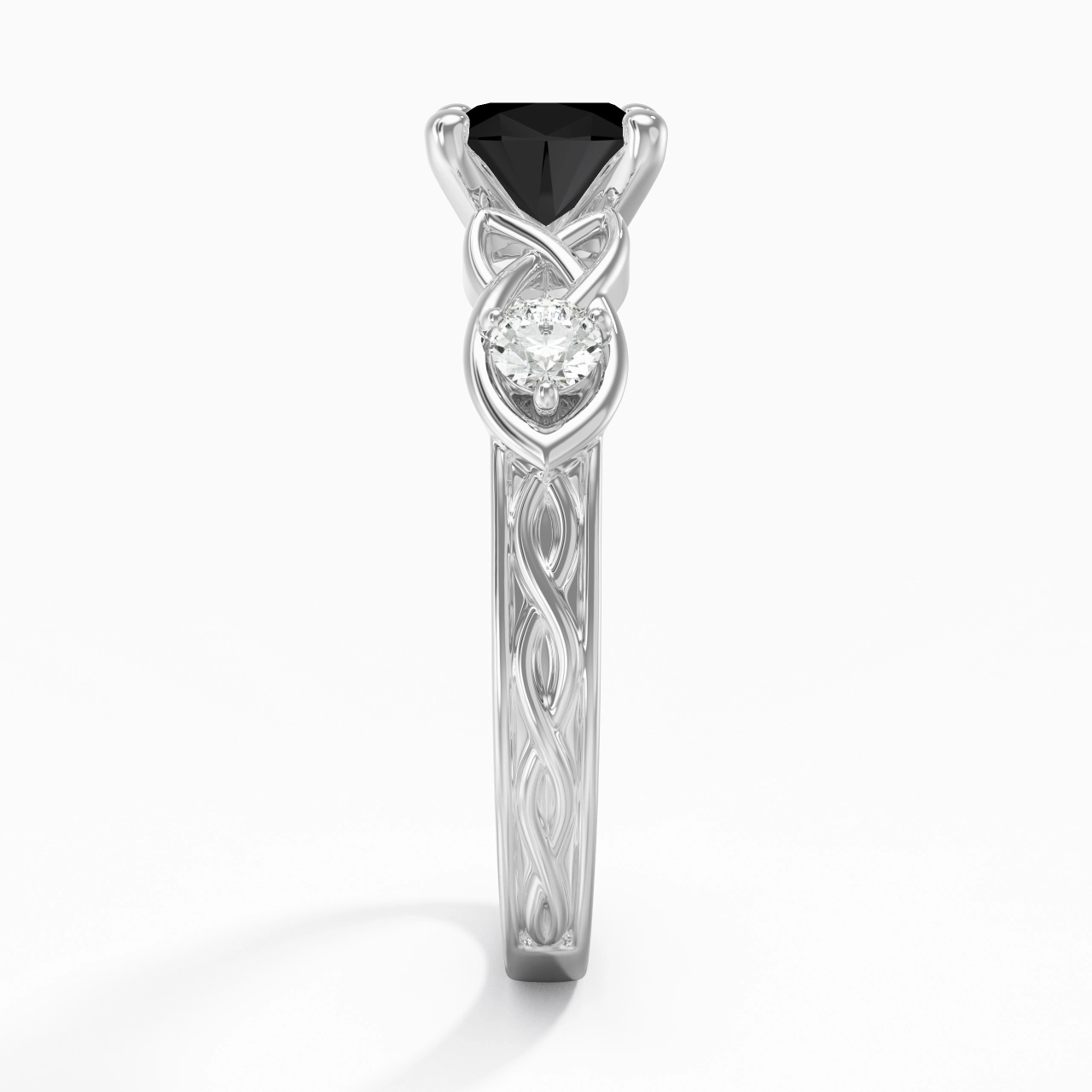 Vintage Unique Cushion 2.00ct Cubic Zirconia Engagement Ring