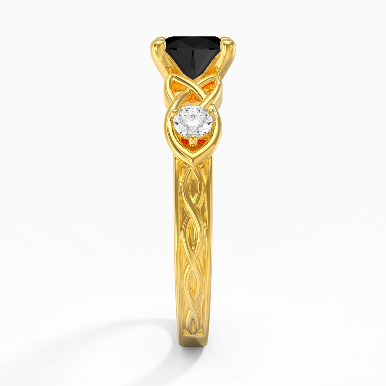 Vintage Unique Cushion 2.00ct Cubic Zirconia Engagement Ring