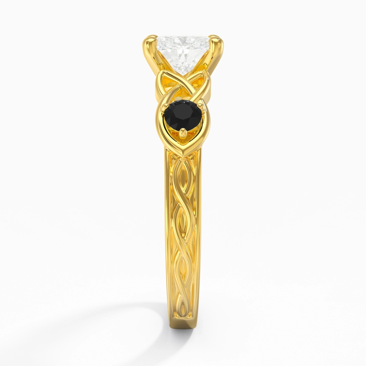 Vintage Unique Cushion 2.00ct Cubic Zirconia Engagement Ring