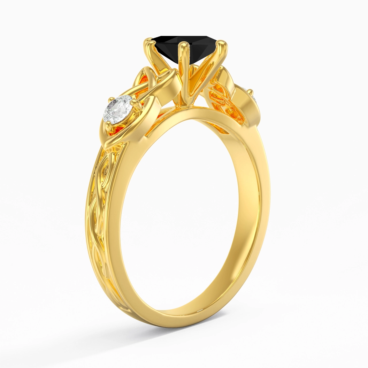 Vintage Unique Marquise 0.80ct Cubic Zirconia Engagement Ring