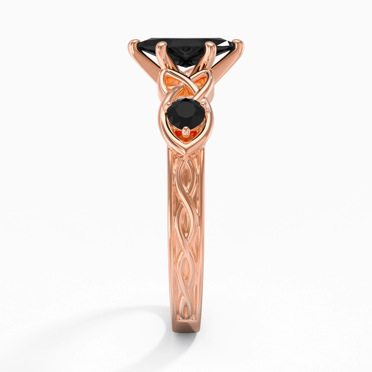 Vintage Unique Marquise 0.80ct Cubic Zirconia Engagement Ring