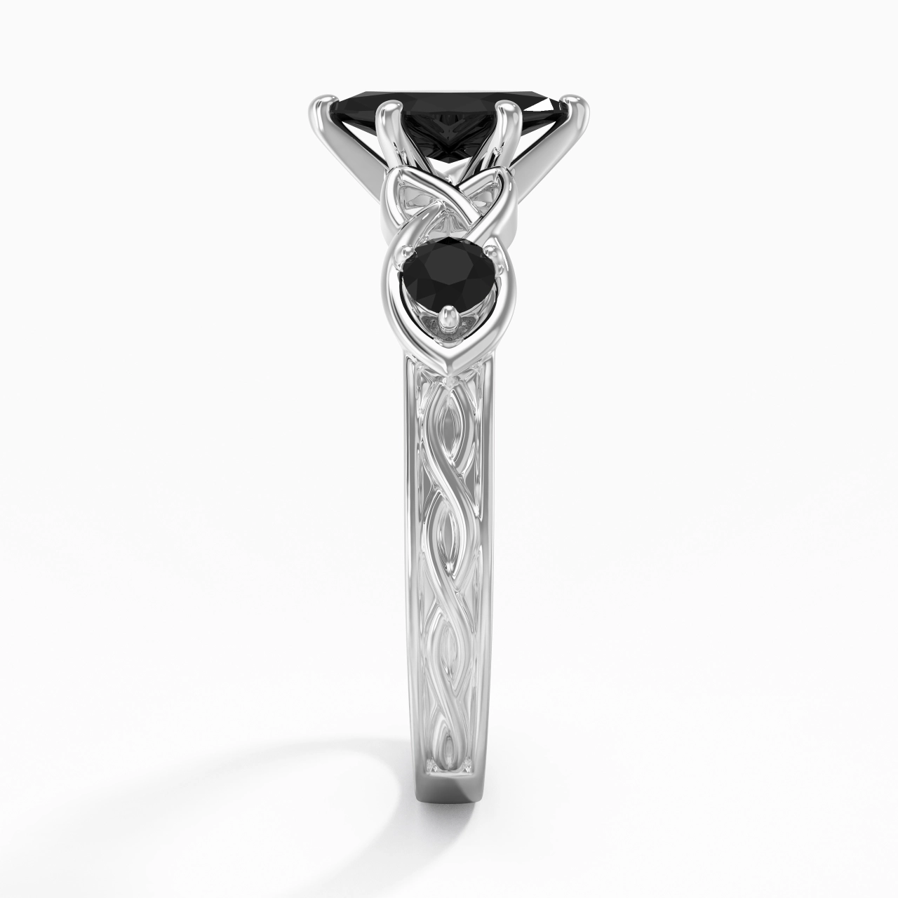 Vintage Unique Marquise 0.80ct Cubic Zirconia Engagement Ring